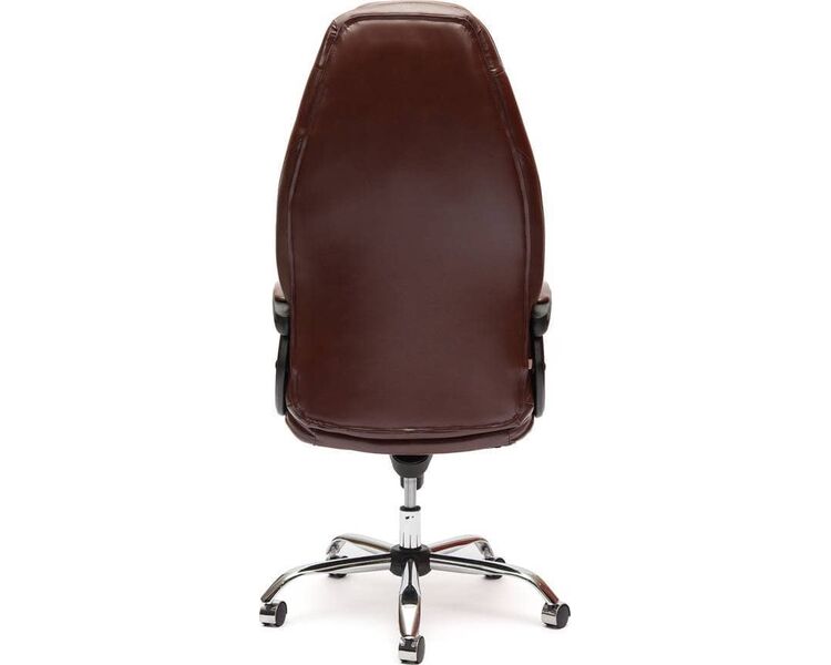 Купить Кресло офисное Boss люкс СH коричневый, хром, Цвет: коричневый/хром, фото 4