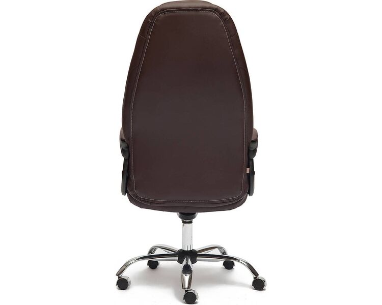 Купить Кресло офисное Boss люкс СH темно-коричневый, хром, Цвет: темно-коричневый/хром, фото 4