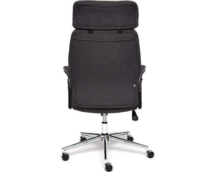 Купить Кресло офисное Charm ткань темно-серый, хром, Цвет: темно-серый/серый/хром, фото 4
