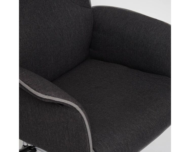 Купить Кресло офисное Charm ткань темно-серый, хром, Цвет: темно-серый/серый/хром, фото 7