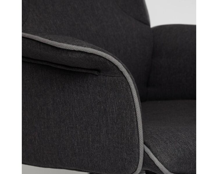 Купить Кресло офисное Charm ткань темно-серый, хром, Цвет: темно-серый/серый/хром, фото 8