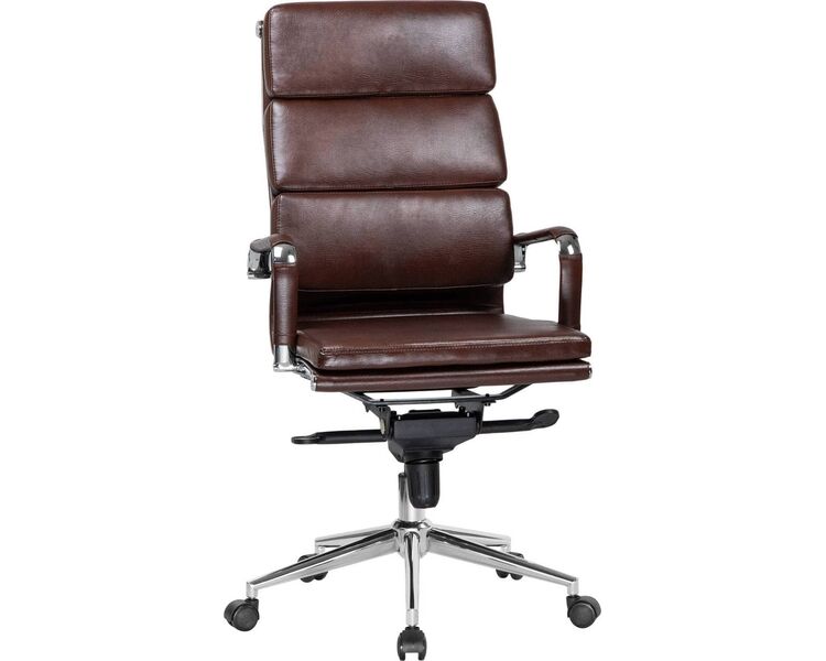 Купить Кресло руководителя LMR-103F коричневый, Цвет: коричневый/хром