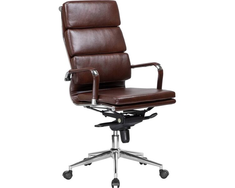Купить Кресло руководителя LMR-103F коричневый, Цвет: коричневый/хром, фото 3