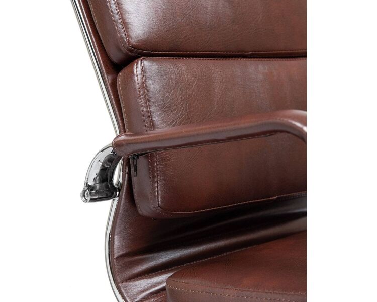 Купить Кресло руководителя LMR-103F коричневый, Цвет: коричневый/хром, фото 9
