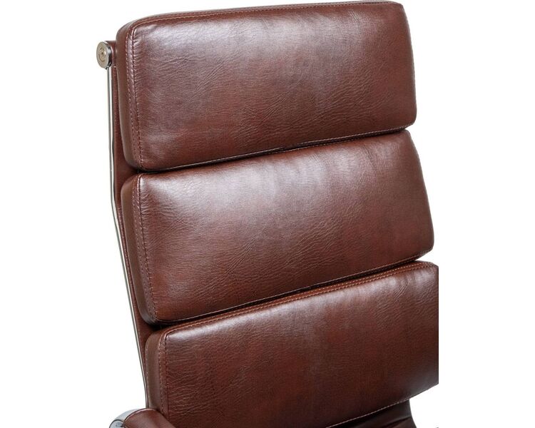 Купить Кресло руководителя LMR-103F коричневый, Цвет: коричневый/хром, фото 12