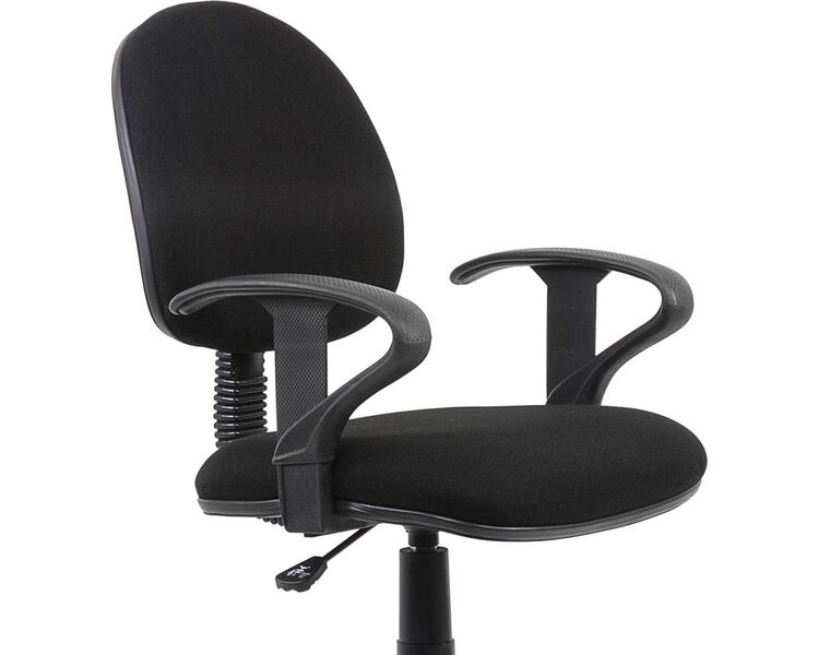 Купить Стул-кресло офисное K-102 черный, Цвет: черный/черный, фото 3