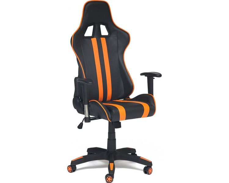 Купить Кресло игровое iCar оранжевый, Цвет: черный/оранжевый, фото 3