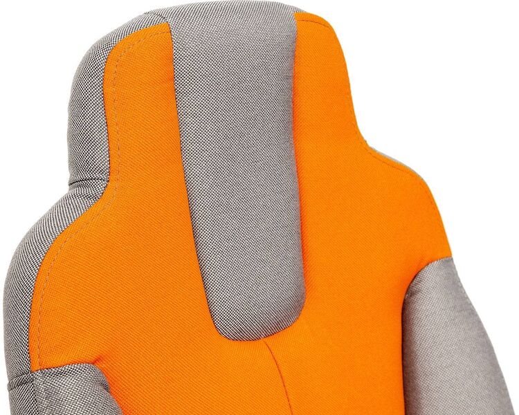 Купить Кресло игровое Neo 3 серый, черный, Цвет: серый/оранжевый/черный, фото 5