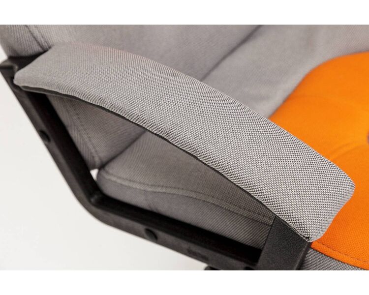 Купить Кресло игровое Neo 3 серый, черный, Цвет: серый/оранжевый/черный, фото 6