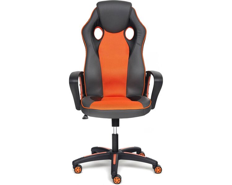 Купить Кресло игровое Racer черный, черный/оранжевый, Цвет: черный/оранжевый/черный/оранжевый, фото 2