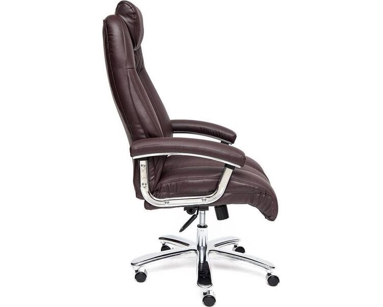 Купить Кресло офисное Trust экокожа темно-коричневый, хром, Цвет: темно-коричневый/хром, фото 3