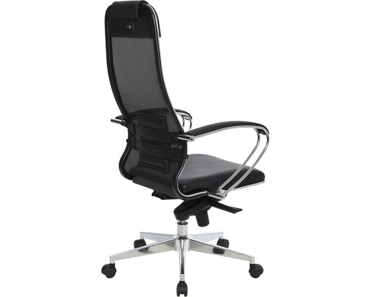 Купить Кресло офисное Samurai Comfort-1.01 черный, хром, Цвет: черный/хром, фото 3