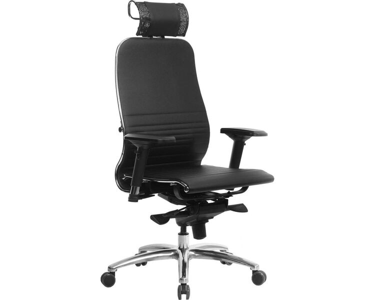 Купить Кресло офисное Samurai K-3.04 черный, хром, Цвет: черный/хром