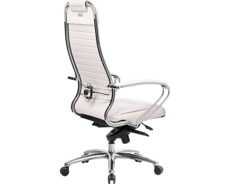 Купить Кресло офисное Samurai KL-1.04 белый, хром, Цвет: белый/хром, фото 4