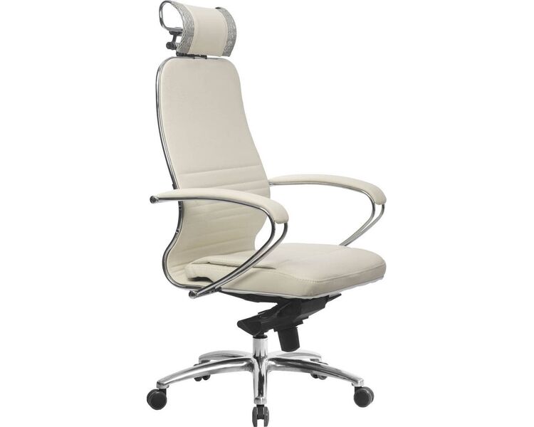 Купить Кресло офисное Samurai KL-2.04 белый, хром, Цвет: белый/хром, фото 2