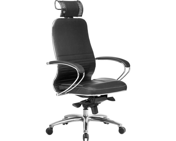 Купить Кресло офисное Samurai KL-2.04 черный, хром, Цвет: черный/хром