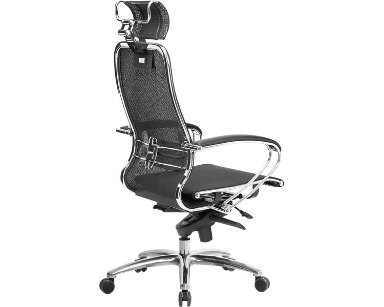 Купить Кресло офисное Samurai S-2.04 плюс черный, хром, Цвет: черный/хром, фото 4