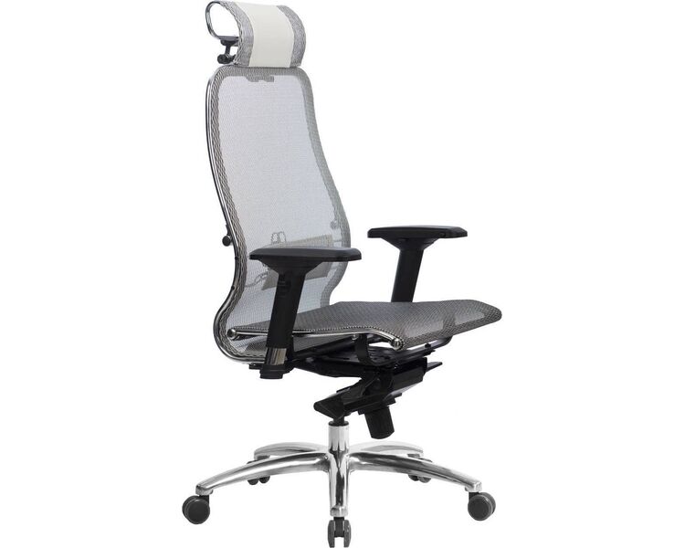 Купить Кресло офисное Samurai S-3.04 белый, хром, Цвет: белый/хром, фото 2