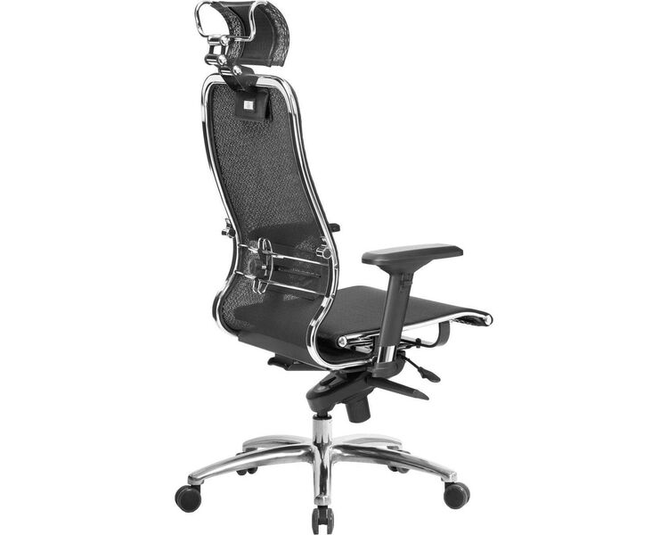 Купить Кресло офисное Samurai S-3.04 плюс черный, хром, Цвет: черный/хром, фото 3