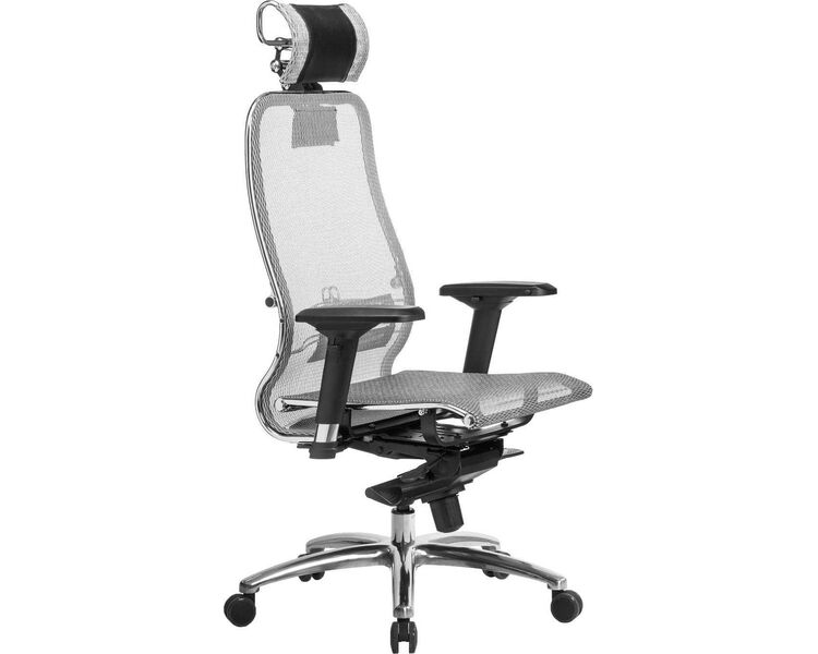Купить Кресло офисное Samurai S-3.04 серый, хром, Цвет: серый/хром, фото 2