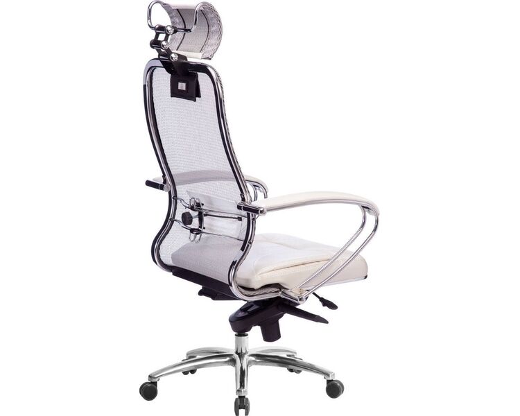 Купить Кресло офисное Samurai SL-2.04 белый, хром, Цвет: белый/хром, фото 4