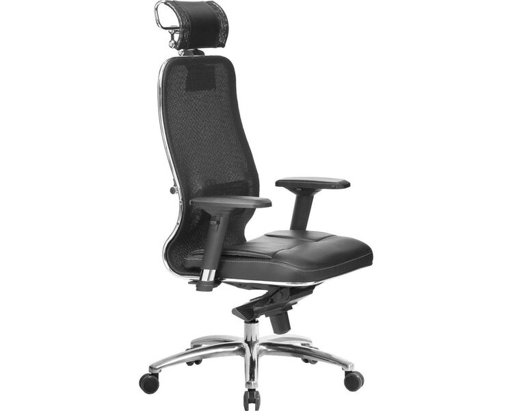 Купить Кресло офисное Samurai SL-3.04 плюс черный, хром, Цвет: черный/хром, фото 2