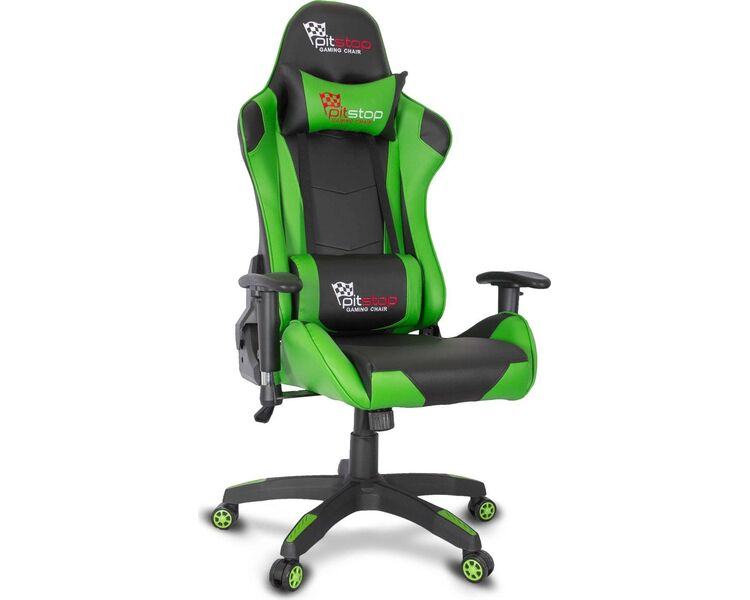 Купить Кресло игровое CLG-801LXH зеленый, черный, Цвет: зеленый/черный/черный