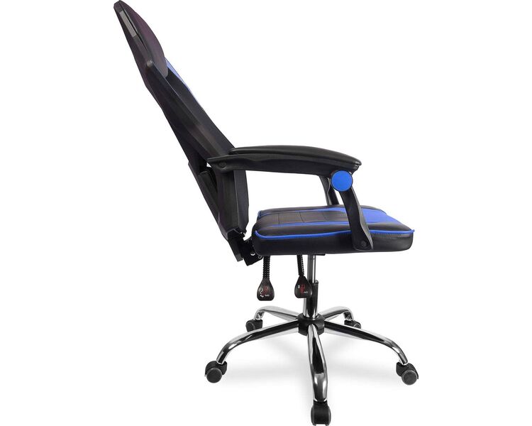 Купить Кресло игровое CLG-802 LXH синий, хром, Цвет: синий/черный/хром, фото 6