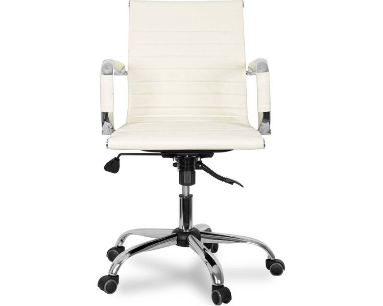 Купить Кресло компьютерное CLG-620 LXH-B кремовый, хром, Цвет: кремовый/хром, фото 2