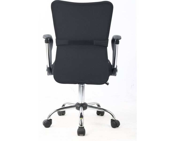 Купить Кресло компьютерное H-298FA-1 черный, хром, Цвет: черный/хром, фото 3