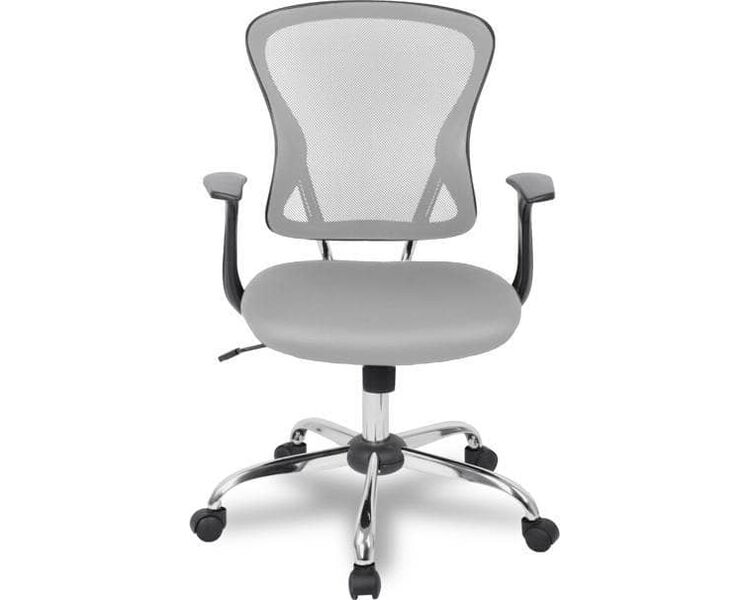 Купить Кресло компьютерное H-8369F серый, хром, Цвет: серый/хром, фото 2