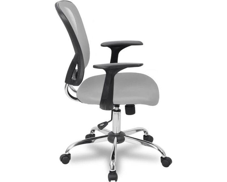 Купить Кресло компьютерное H-8369F серый, хром, Цвет: серый/хром, фото 3