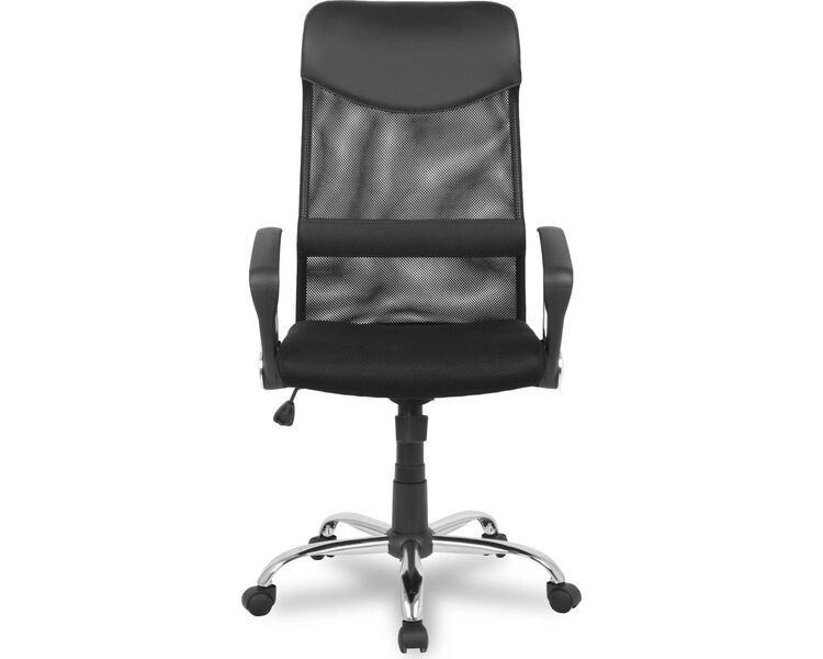 Купить Кресло компьютерное H-935L-2 черный, хром, Цвет: черный/хром, фото 2