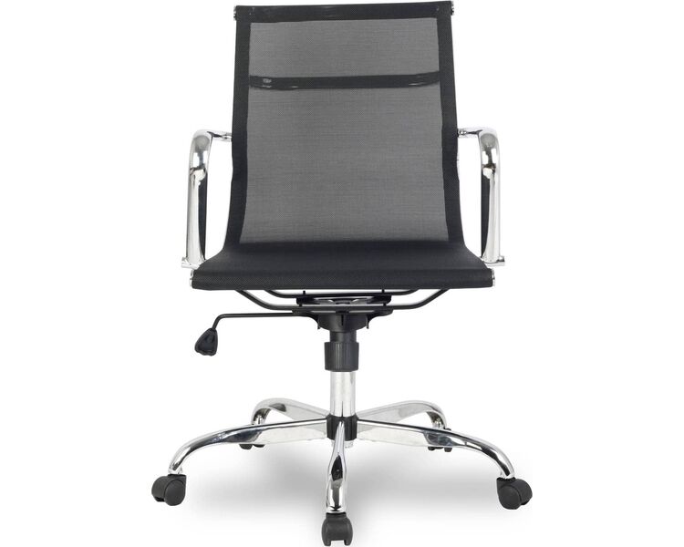 Купить Кресло компьютерное H-966F-2 черный, хром, Цвет: черный/хром, фото 2