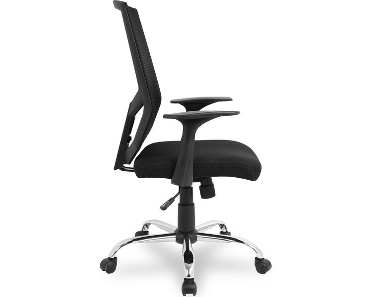 Купить Кресло компьютерное HLC-1500 черный, хром, Цвет: черный/хром, фото 3