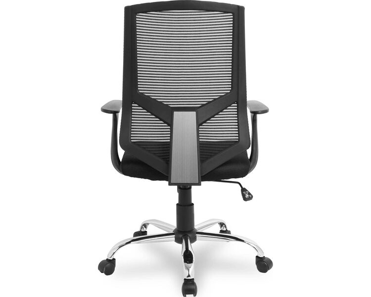 Купить Кресло компьютерное HLC-1500 черный, хром, Цвет: черный/хром, фото 4