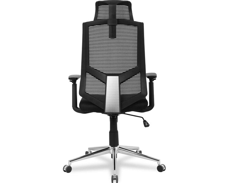 Купить Кресло компьютерное HLC-1500H черный, хром, Цвет: черный/хром, фото 4