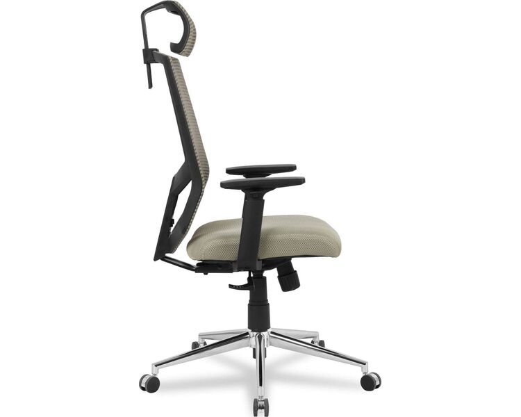 Купить Кресло компьютерное HLC-1500HLX серый, хром, Цвет: серый/хром, фото 3