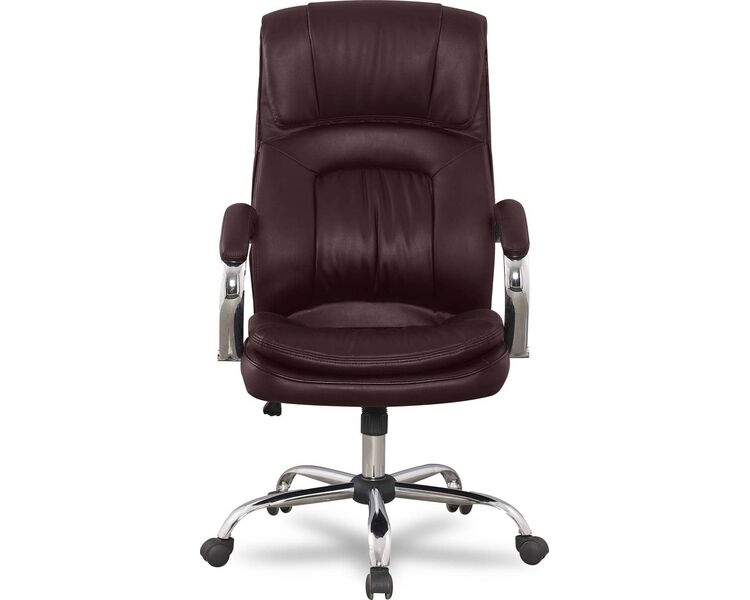 Купить Кресло руководителя BX-3001-1 коричневый, хром, Цвет: коричневый/хром, фото 2