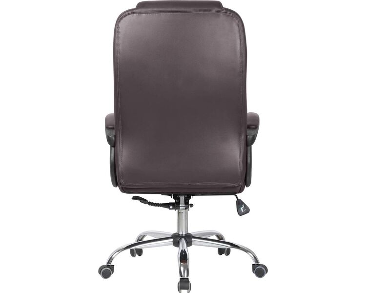 Купить Кресло руководителя CLG-616 LXH коричневый, хром, Цвет: коричневый/хром, фото 4
