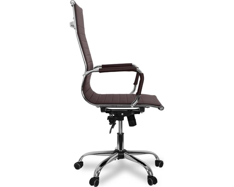 Купить Кресло руководителя CLG-620 LXH-A коричневый, хром, Цвет: коричневый/хром, фото 3
