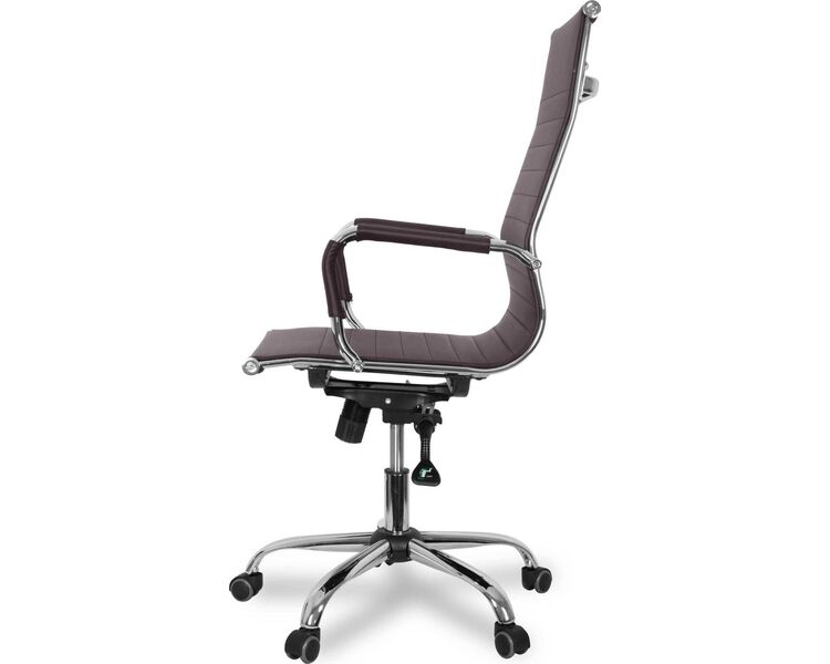 Купить Кресло руководителя CLG-620 LXH-A коричневый, хром, Цвет: коричневый/хром, фото 5