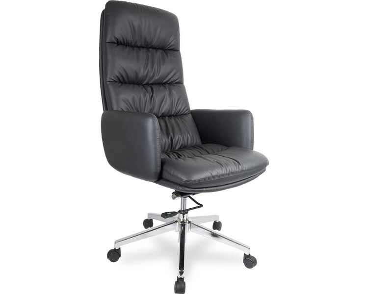 Купить Кресло руководителя CLG-625 LBN-A черный, хром, Цвет: черный/хром