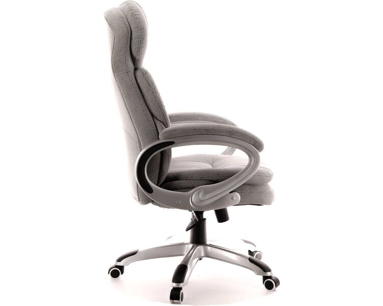 Купить Кресло компьютерное Boss T ткань серый, хром, Цвет: серый/хром, фото 2