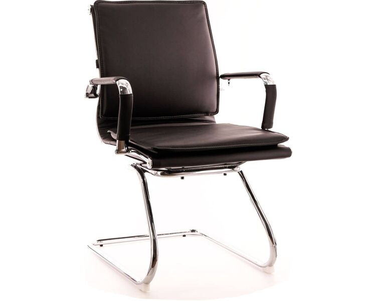 Купить Кресло компьютерное Nerey CF эко-кожа черный, хром, Цвет: черный/хром, фото 2