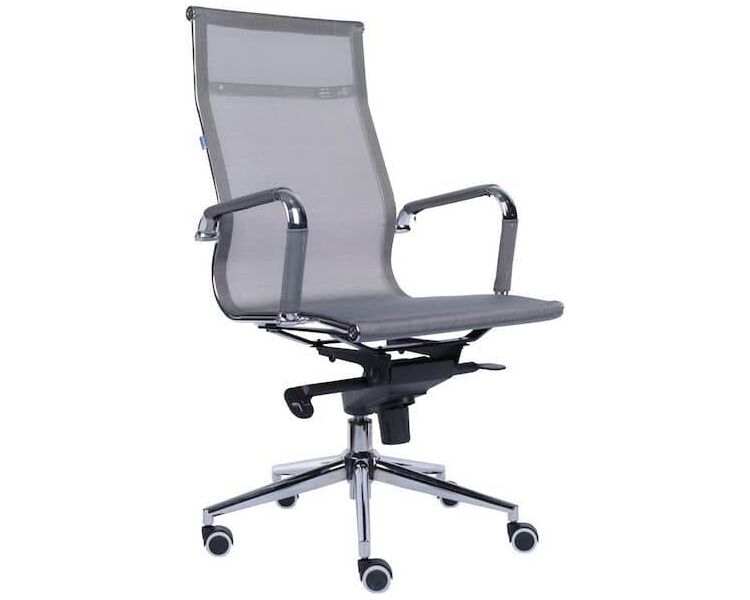Купить Кресло компьютерное Opera M сетка серый, хром, Цвет: серый/хром