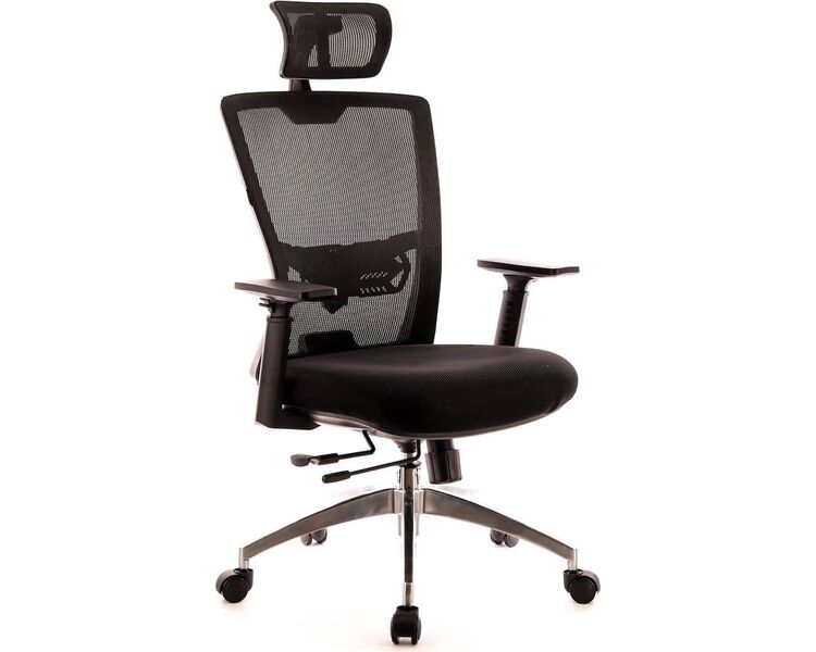 Купить Кресло компьютерное Polo S черный, хром, Цвет: черный/хром