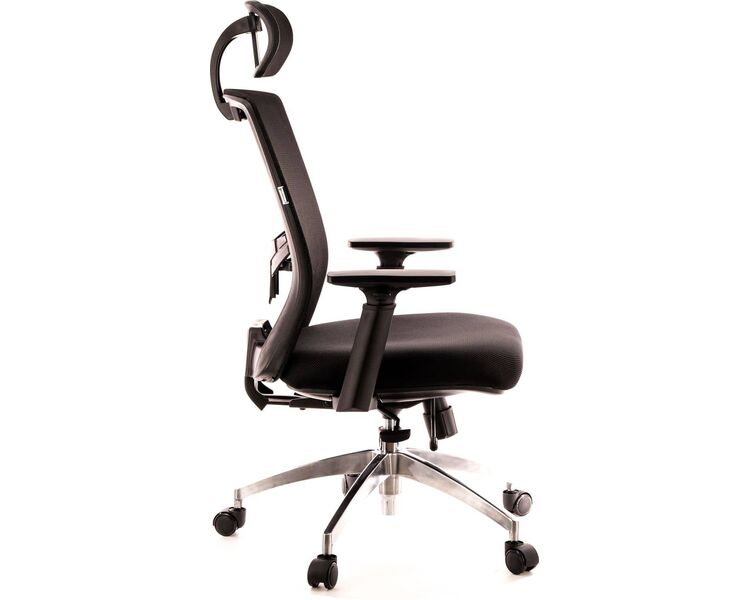 Купить Кресло компьютерное Polo S черный, хром, Цвет: черный/хром, фото 3
