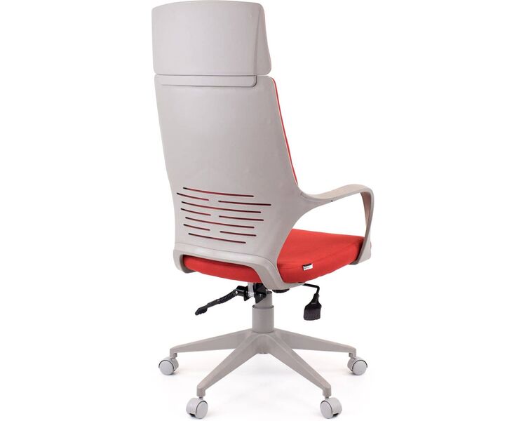 Купить Кресло компьютерное Trio Grey TM ткань красный, белый, Цвет: красный/белый, фото 3