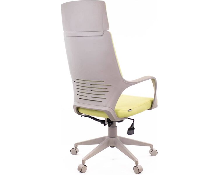 Купить Кресло компьютерное Trio Grey TM ткань зеленый, белый, Цвет: зеленый/белый, фото 4